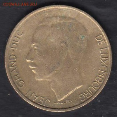 Люксембург 5 франков 1986 до 03.03.2016 21-00 - 222