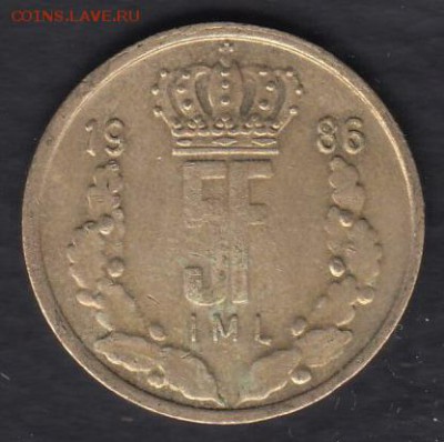 Люксембург 5 франков 1986 до 03.03.2016 21-00 - 111