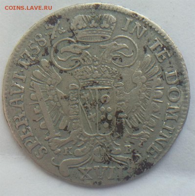 17 крейцеров 1758 - image