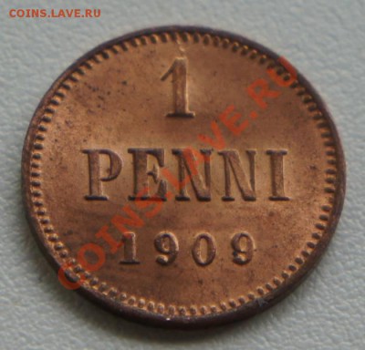 1 пенни Русс.Финн. UNC !  - предпродажная - 1-1909_1
