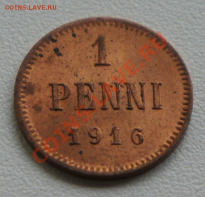1 пенни Русс.Финн. UNC !  - предпродажная - 1-1916_1