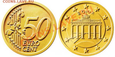 Выбор дизайна монет евро в конце 1990х - de50