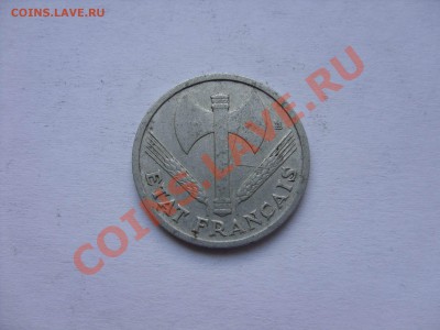 Лот Франции (8шт) 1903-1947 гг до 20.10.10 в 23:59 по Москве - 1 франк 1943 - 2.JPG