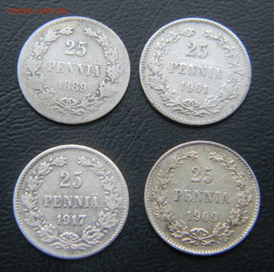 25 пенни 1889,1901,1909,1917гг. До 10.03.2016г. в 23 00 - DSCN8902.JPG