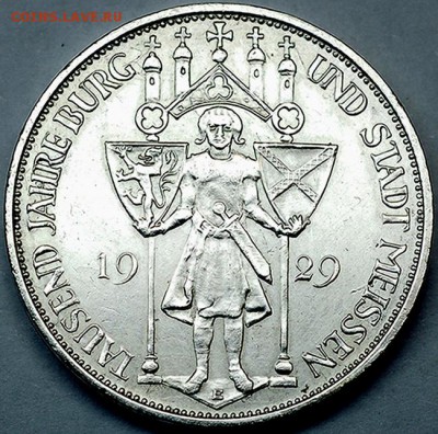 Германия_3 рейхсмарки 1929(Е) "Майсен"; до 04.03_22.14мск - 10624