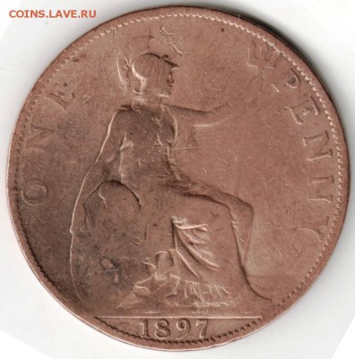Великобритания. 1 пенни 1897 г. до 24.00 10.03.16 г. - Scan-160304-0018