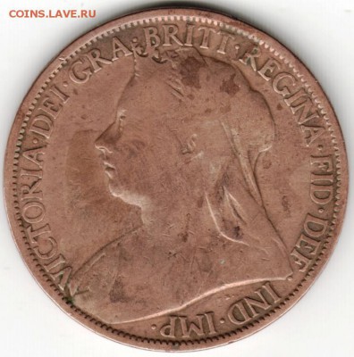 Великобритания. 1 пенни 1896 г. до 24.00 10.03.16 г. - Scan-160304-0004