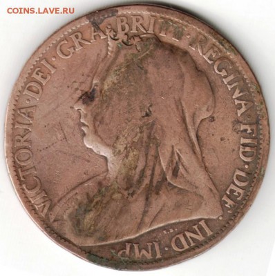 Великобритания. 1 пенни 1898 г. до 24.00 10.03.16 г. - Scan-160304-0005