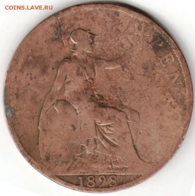 Великобритания. 1 пенни 1898 г. до 24.00 10.03.16 г. - Scan-160304-0022