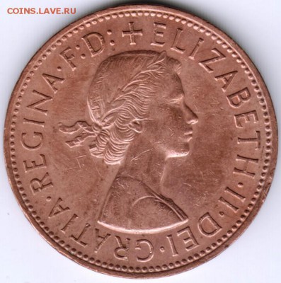 Великобритания. 1 пенни 1964 г. до 24.00 10.03.16 г. - Scan-160304-0006