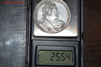 Определение подлинности и оценка 1 рубль 1733г - image (1)