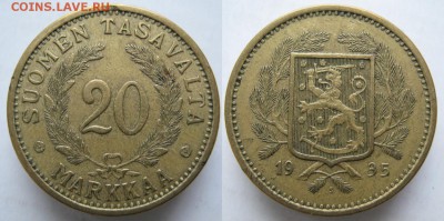 Финляндия 20 марок 1935: до 10.03.16 в 22.00 - Финляндия 20 марок 1935   363
