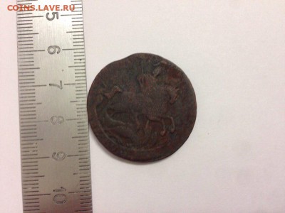 2 копейки 1758 года лицевая - 2 копейки 1758 года
