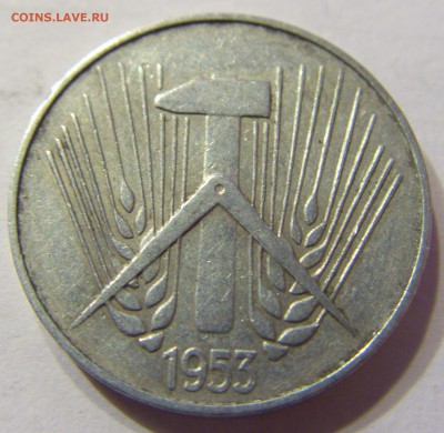 10 пфеннигов 1953 год Е ГДР до 10.03.2016 22:00 МСК - 122.JPG