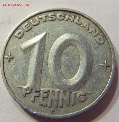 10 пфеннигов 1953 год Е ГДР до 10.03.2016 22:00 МСК - 121.JPG