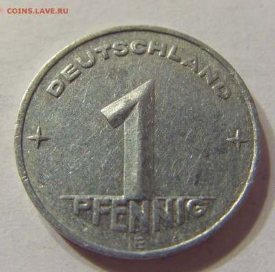 1 пфенниг 1953 год Е ГДР до 10.03.2016 22:00 МСК - 141.JPG