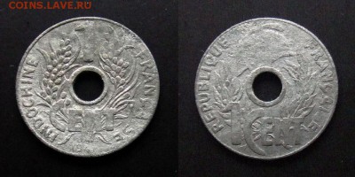 2 - Франц. Индокитай – 1 цент (1941) цинк