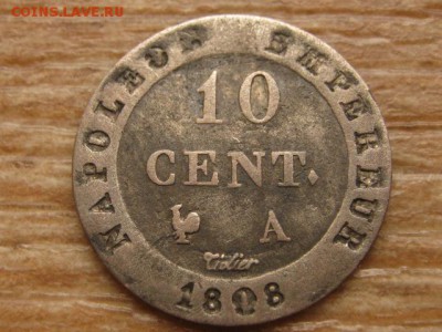 Франция Наполеон 10 сантимов 1808  до 09.03.16 в 21.00 М - IMG_8709.JPG