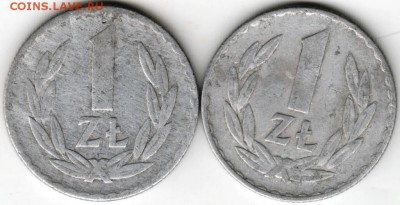 Польша. 1 злотый 1970, 1975 г. до 24.00 12.03.16 г. - Scan-160304-0001