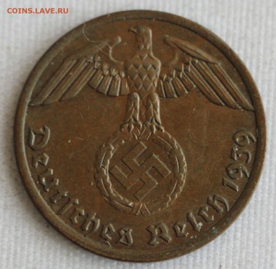 С 1 руб. III-й РЕЙХ 1 пфенниг 1939г. "А" БРОНЗА до 12.03 - IMG_0434.JPG