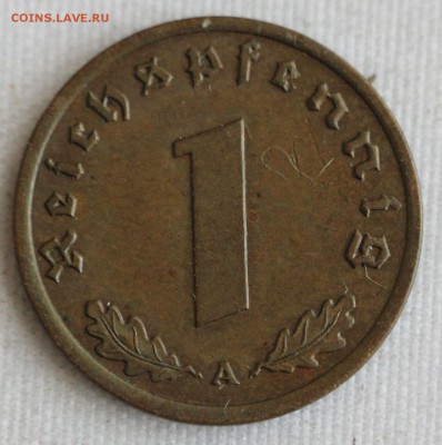 С 1 руб. III-й РЕЙХ 1 пфенниг 1939г. "А" БРОНЗА до 12.03 - IMG_0433.JPG