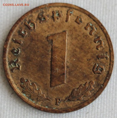 С 1 руб. III-й РЕЙХ 1 пфенниг 1937г. "F" БРОНЗА до 12.03 - IMG_0435.JPG