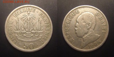 2 - Гаити – 50 сантимов (1908)