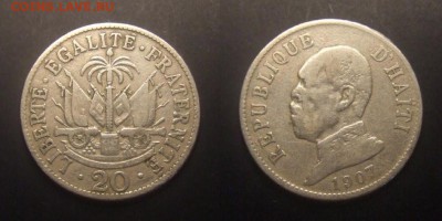 2 - Гаити – 20 сантимов (1907)