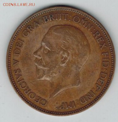 1 пенни, Великобритания, 1936 до 12.03. 22-00 МСК - 23