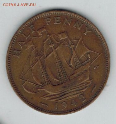 2 пенни Великобритания, 1942 до 12.03. 22-00 МСК - 31
