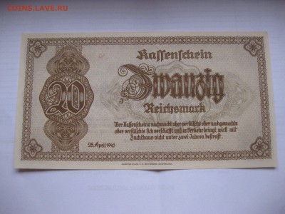 ГЕРМАНИЯ,20 рейхсмарок 1945г(Судеты и Н.Силезия)!до9.03.2016 - IMG_2389.JPG