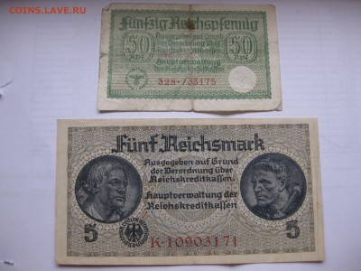 ГЕРМАНИЯ,50 пфеннигов+5 рейхсмарок 1940-1945гг !до 9.03.2016 - IMG_2390.JPG