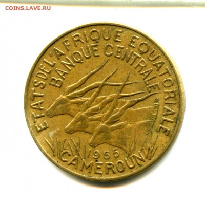 1 руб СТАРТ! 10 франков 1965 г КАМЕРУН - img523