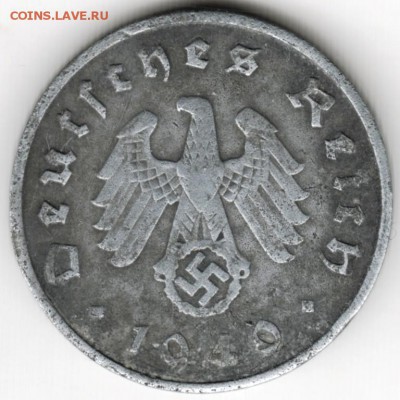 Германия. 10 пфеннигов 1940 г.Zn до 24.00 13.03.16 г. - Scan-160304-0017