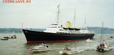 Монеты с Корабликами - royal-yacht-britannia