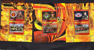 Джибути 2007 пожарные авто 3 листа - 304