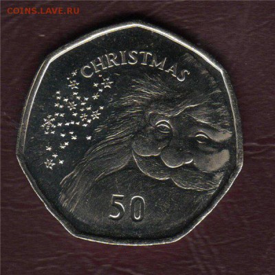 Куплю монеты  Гибралтара 50 пенсов - 2007