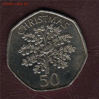 Куплю монеты  Гибралтара 50 пенсов - 2010
