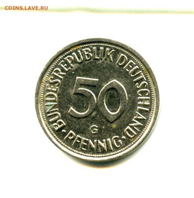 50 бундес пфенигов 1990 г ОЧЕНЬ ХОРОШЕЕ СОСТОЯНИЕ - img614