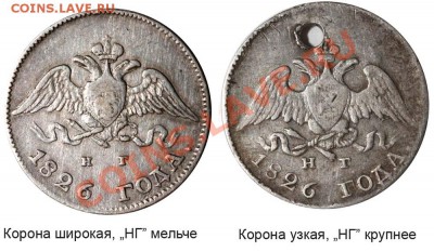 10 копеек 1826 года, серебро. - 21