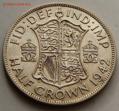 2 кроны 1942 Георг VI, до 14.03.16 в 22:00 - 4907