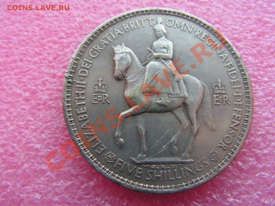 -Англия- 5 шиллинг 1953 -- 22,10 22-00 - PICT0823.JPG