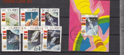 Куба 1979 космос 6м+блок - 144