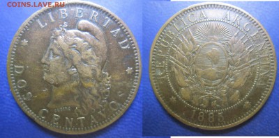 2 сентаво 1885г Аргентина до 14.03.2016 - IMG_0539 -1-1