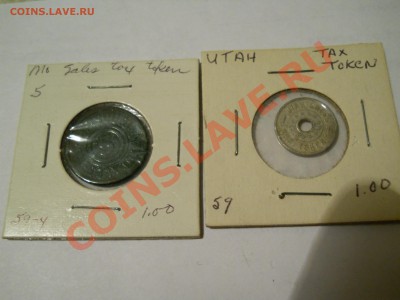 Жетоны США такси + разные ещё. - Жетоны такси.JPG
