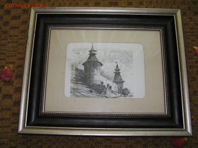 графика "астраханский кремль" 1946г. бумага, тушь - астрахань.JPG