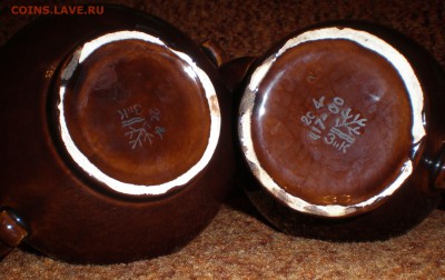 чайник и сахарница Конаково советский период - P1010030.JPG