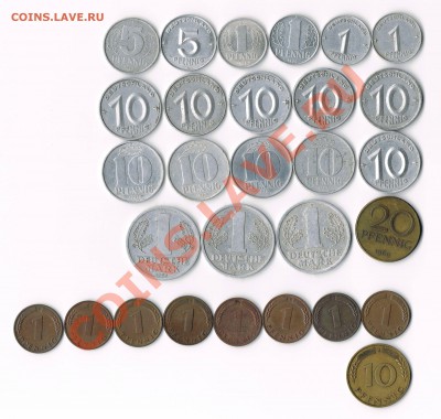 Монеты-первые года ГДР и ФРГ - CCI19102010_00000