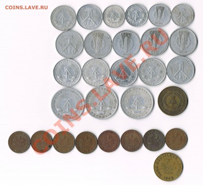 Монеты-первые года ГДР и ФРГ - CCI19102010_00001