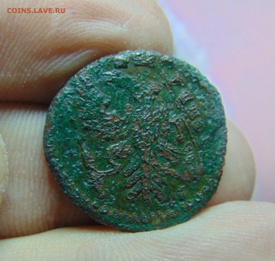 Полушка 1731г.(перечекан с копейки) 15.03.2016г. 22-00 мск. - DSC01239.JPG